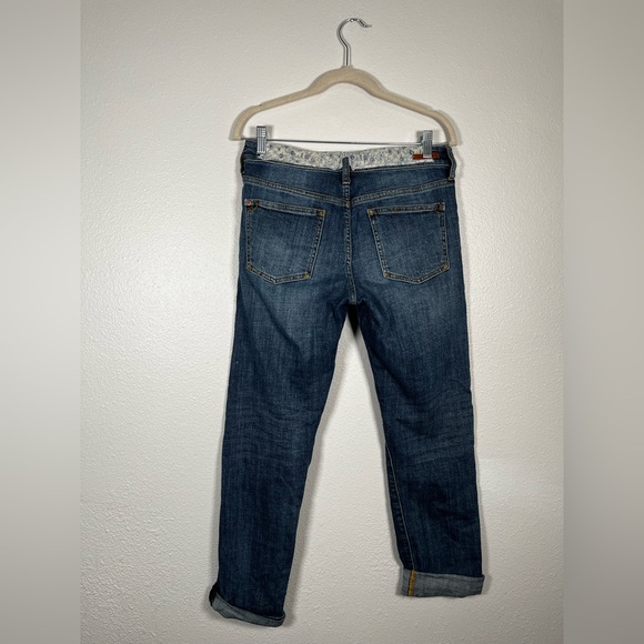 Anthropologie Pilcro floral patchwork slim boyfriend jeans size 27 - Picture 6 of 7